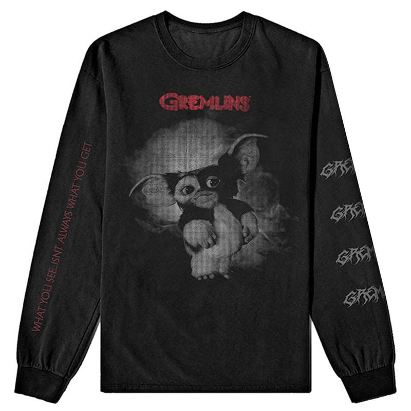 Warner Bros Unisex Long Sleeved T-Shirt: Gremlins Graphic