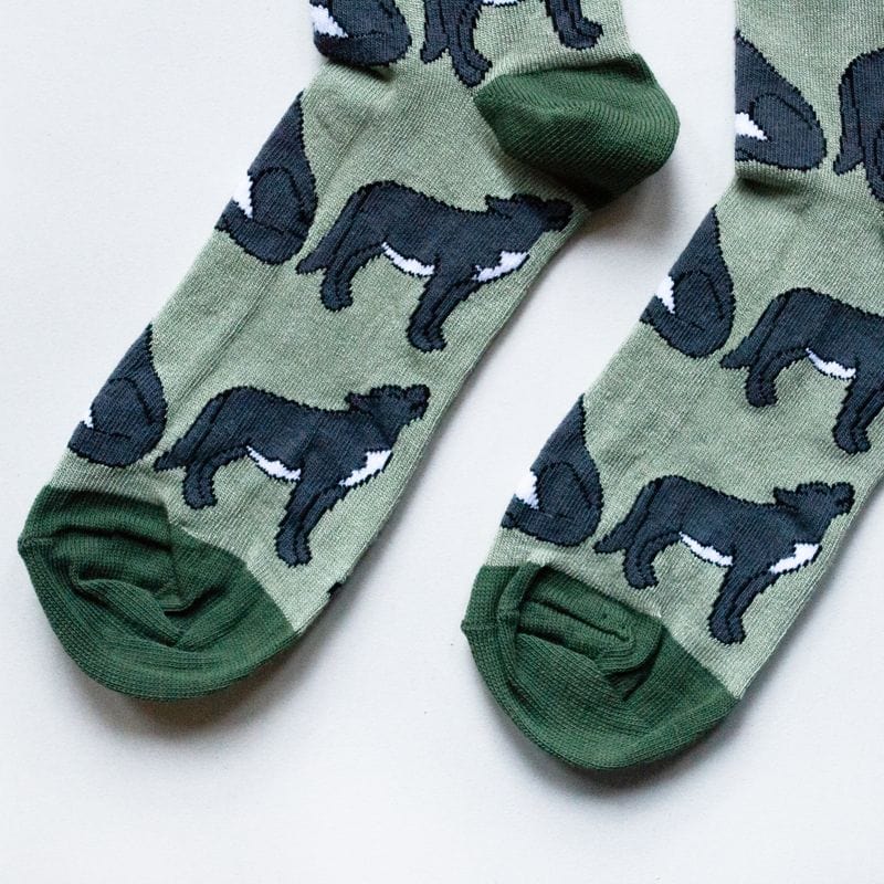 Save the Wolves Bamboo Socks