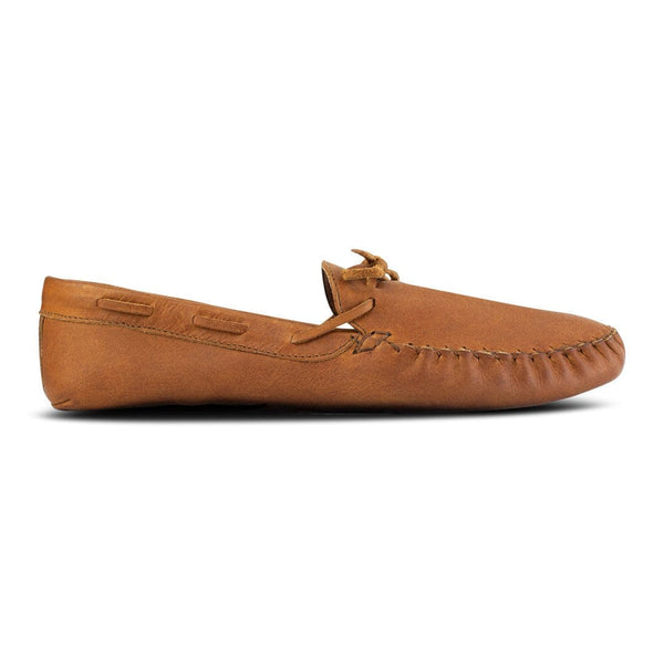 The Women's Moccasin in Caramel - Wide