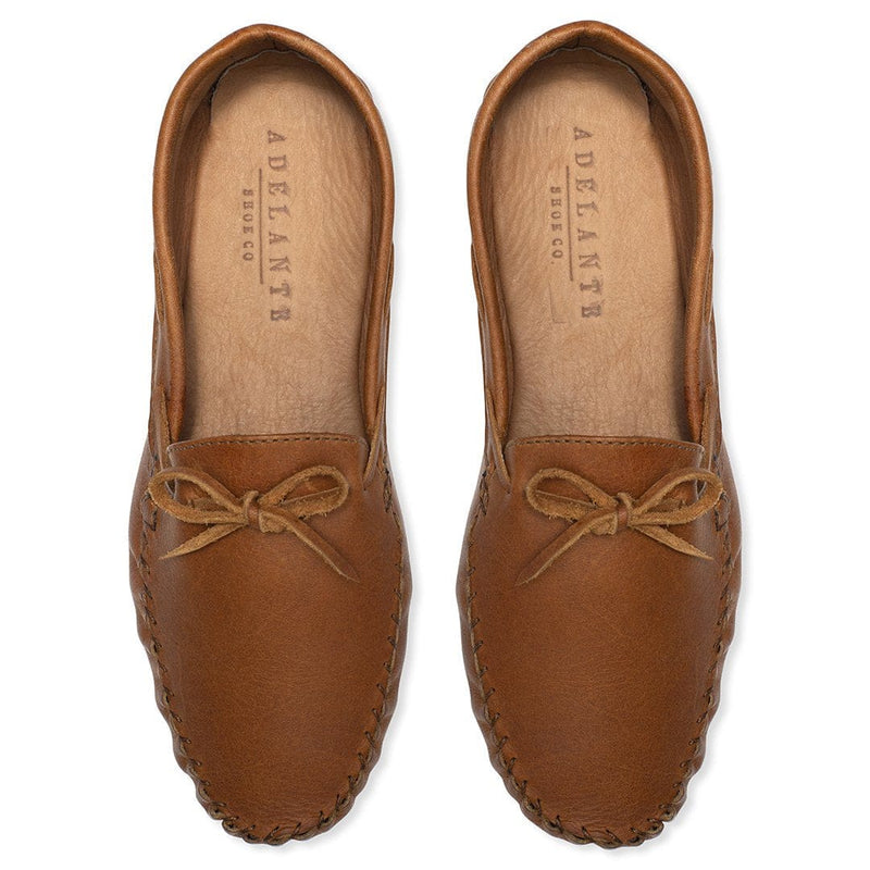 The Women's Moccasin in Caramel - Wide