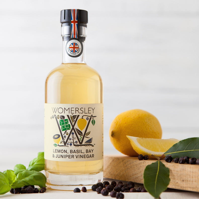 Gourmet Lemon, Basil, Bay & Juniper Vinegar