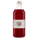 1 litre bottle of Womersley Foods Cherry Fruit Vinegar with white background.