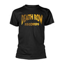 Death Row Records Unisex T-shirt: Death Row Logo Gold (Foil Print)