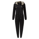 Leopard After Tan Jumpsuit / Onesie