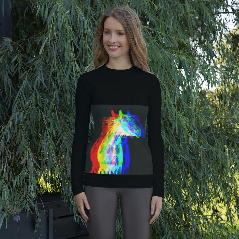 Rainbow Horse Print - Majestic Horse