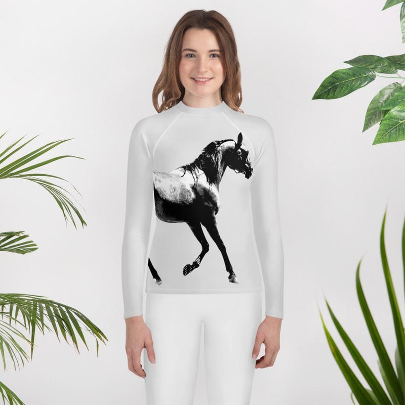 Arabian Horse Design - Equestrian Youth Horse Riding Top