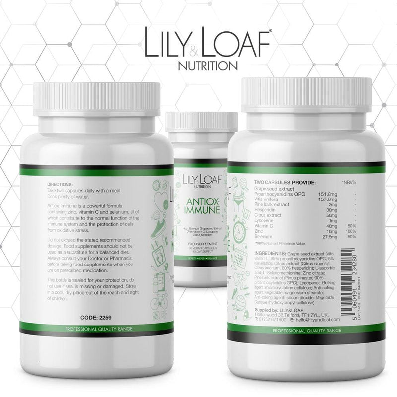 Lily and Loaf - Antiox-Immune (90 Capsules) - Capsule