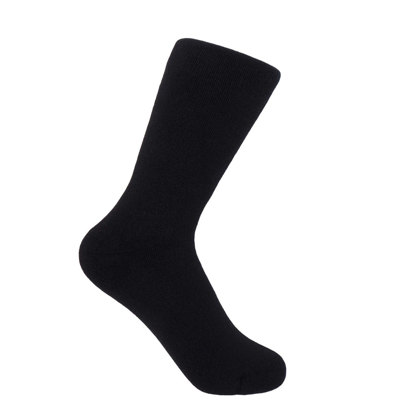 Peper Harow women's black Plain luxury bed socks 