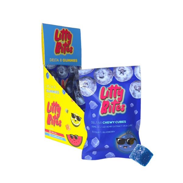 Litty Bites Box- Blueberry (6pack) – 2,250mg