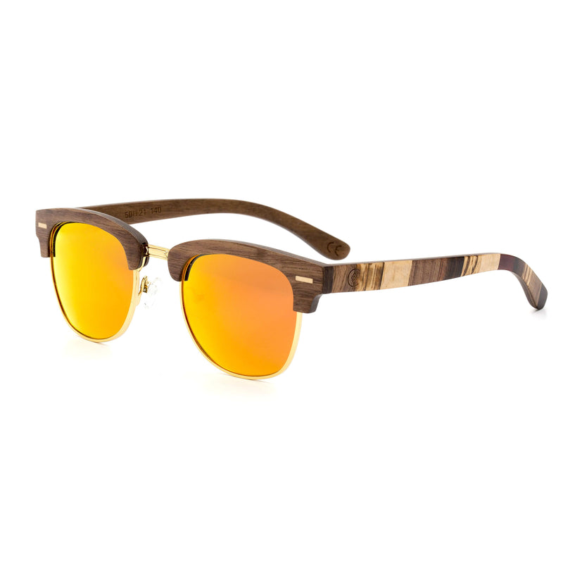 Cambium Biarritz Sunglasses - Wooden Frame 
