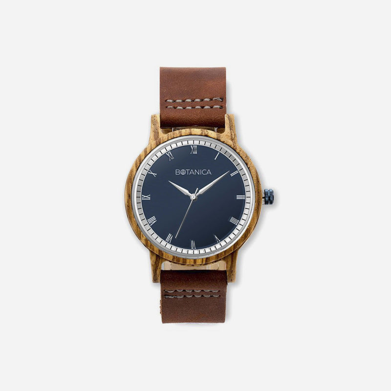 Botanica Elm Watch - 42mm Edition Real Soft Leather Brown