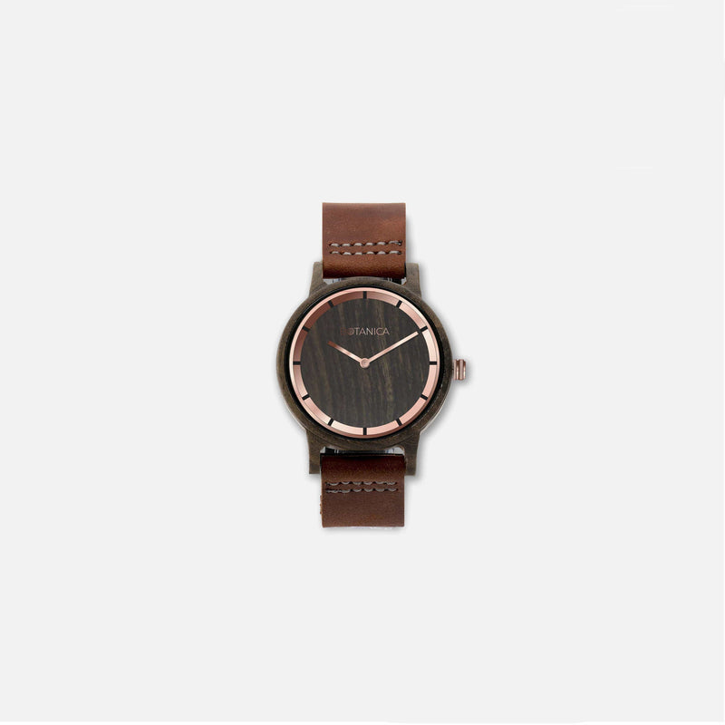 Botanica Holly Watch - 36mm Edition Real Soft Leather Brown