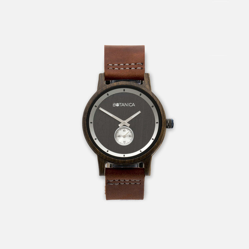 Botanica Olive Watch - 42mm Edition Real Soft Leather Brown