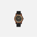 Botanica Poppy Watch - 36mm Edition Real Soft Leather Black