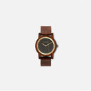 Botanica Poppy Watch - 36mm Edition Real Soft Leather Brown