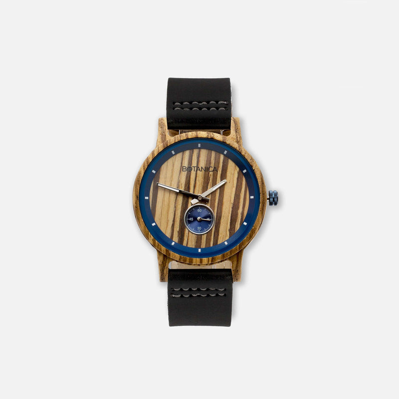 Botanica Sycamore Watch - 42mm Edition Real Soft Leather Black