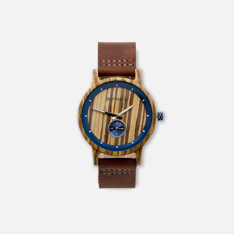 Botanica Sycamore Watch - 42mm Edition Real Soft Leather Brown