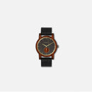Botanica Rose Watch - 36mm Edition Real Soft Leather Black