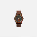 Botanica Rose Watch - 36mm Edition Real Soft Leather Brown