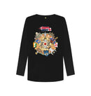 Black Barmy Army India Tour Long Sleeve Tee - Ladies