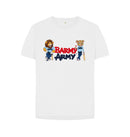 White Barmy Army Mascots Tee - Ladies