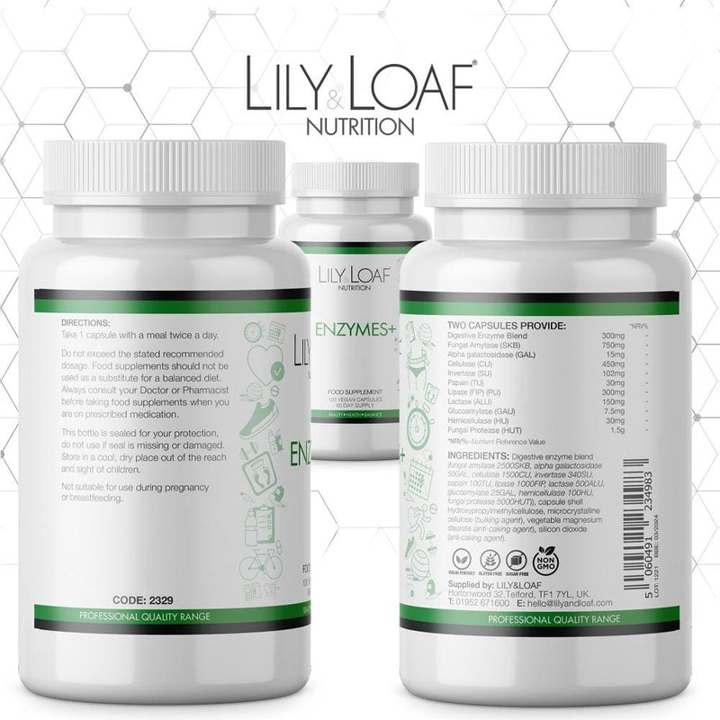 Lily and Loaf - Enzymes + (120) - Capsule