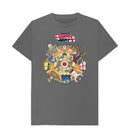 Slate Grey Barmy Army Indian Tour Tee - Mens