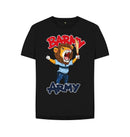 Black Barmy Army Mascot Ton Up Tees - Ladies