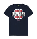 Navy Blue Barmy Army Playing Cricket Tee - Men's