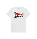 White Barmy Army Mascot Send Off Tee - Juniors