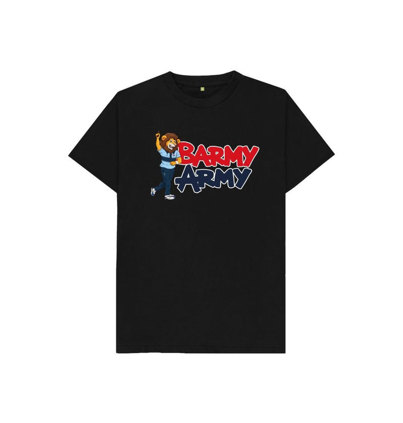 Black Barmy Army Mascot Send Off Tee - Juniors