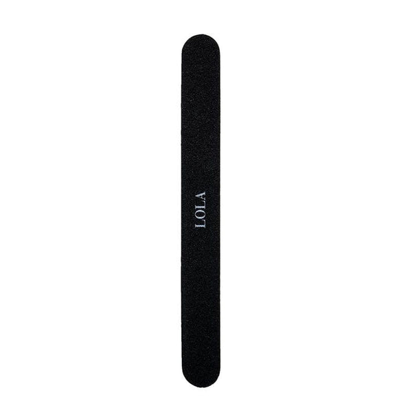 Lola Make Up by Perse Black Glass Fiber Nail File 