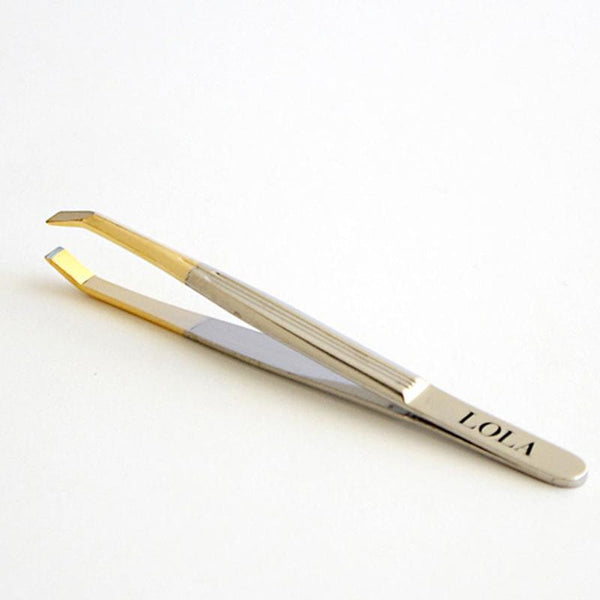 Lola Make Up by Perse Gold Crab Point Tweezer 