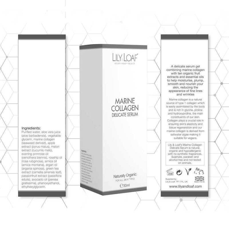 Lily and Loaf - Marine Collagen Delicate Serum 30ml (Organic) - Skincare