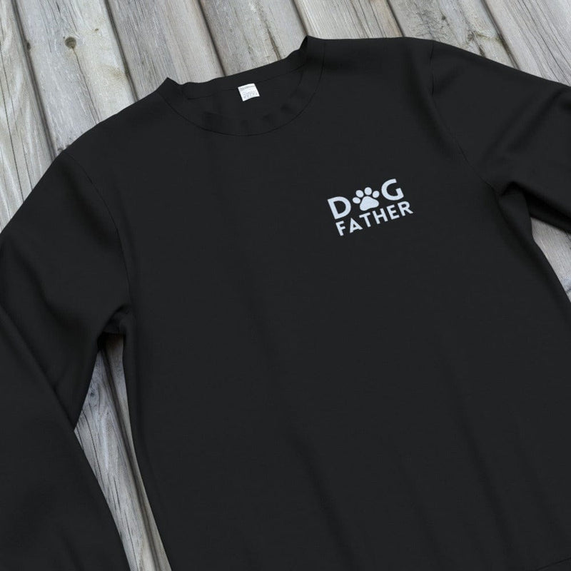 Dog Father Paw Print Sweatshirt