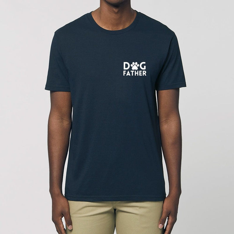 Dog Father Paw Print T Shirt
