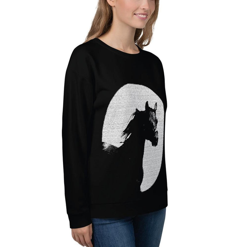 Majestic Horse Design - Horse Lovers Cozy Sweatshirt