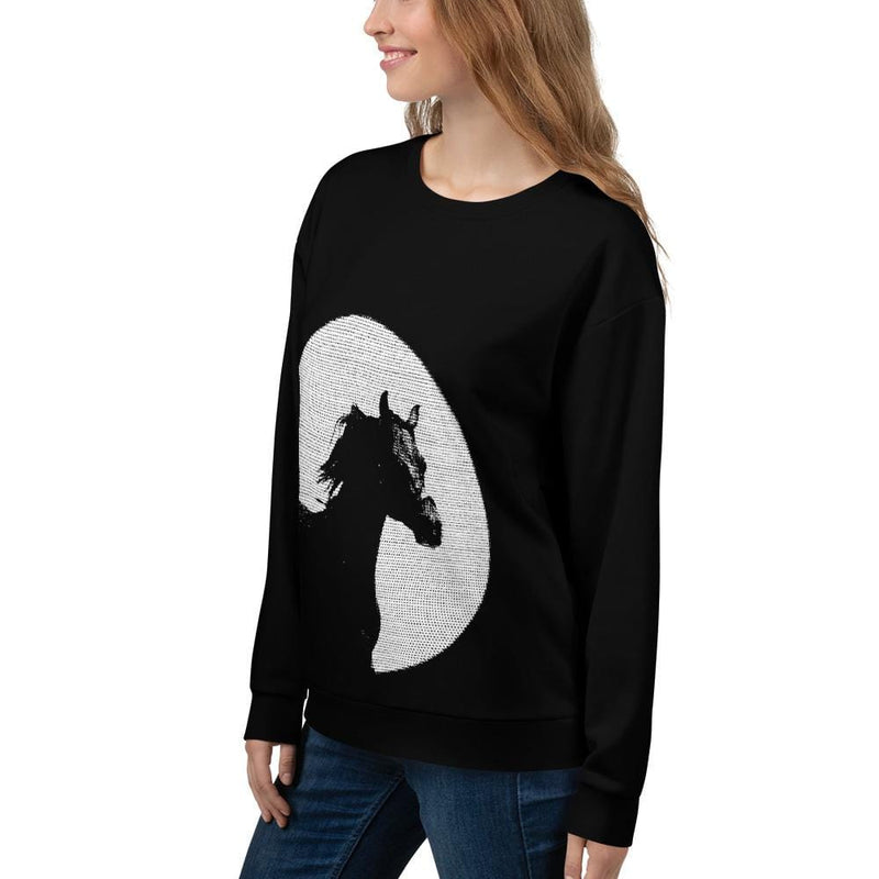 Majestic Horse Design - Horse Lovers Cozy Sweatshirt