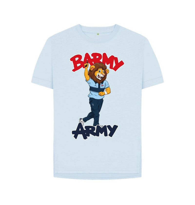 Sky Blue Barmy Army Mascot Send Off Tees - Ladies