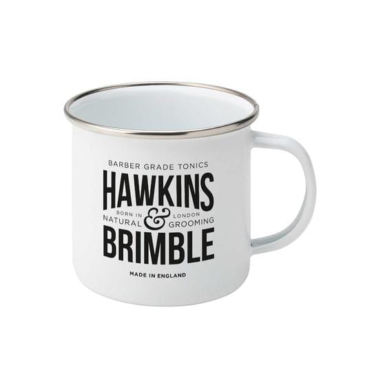 Hawkins & Brimble Enamel Shaving Mug - Suggested Products - Hawkins & Brimble Barbershop Male Grooming Products for Beards and Hair
