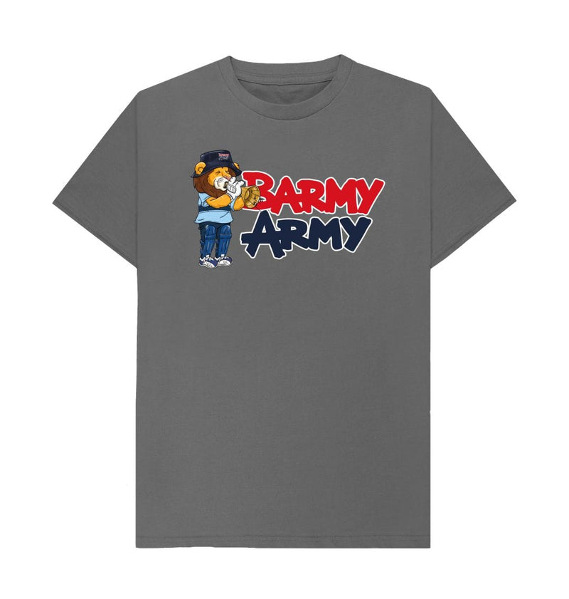 Slate Grey Barmy Army Trumpet Mascot Tee - Men's