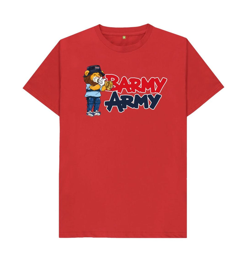 Red Barmy Army Trumpet Mascot Tee - Men's