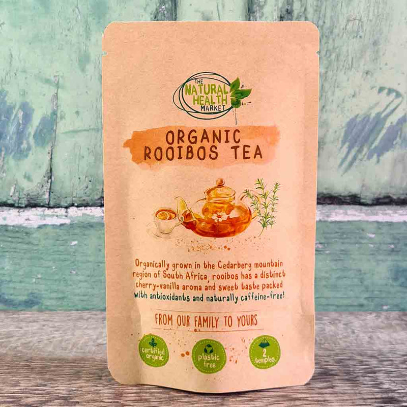 Rooibos Tea Bags or Redbush Tea Bags- 2 pack - plastic free compostable and biodegradable