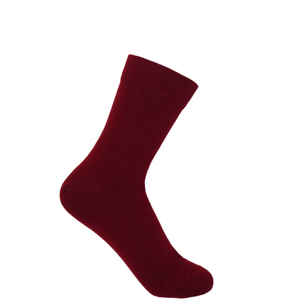 Classic Women's Socks - Burgundy