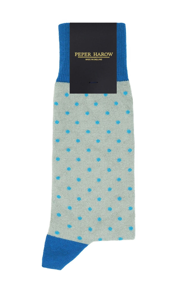 Pin Polka Men's Socks - Grey