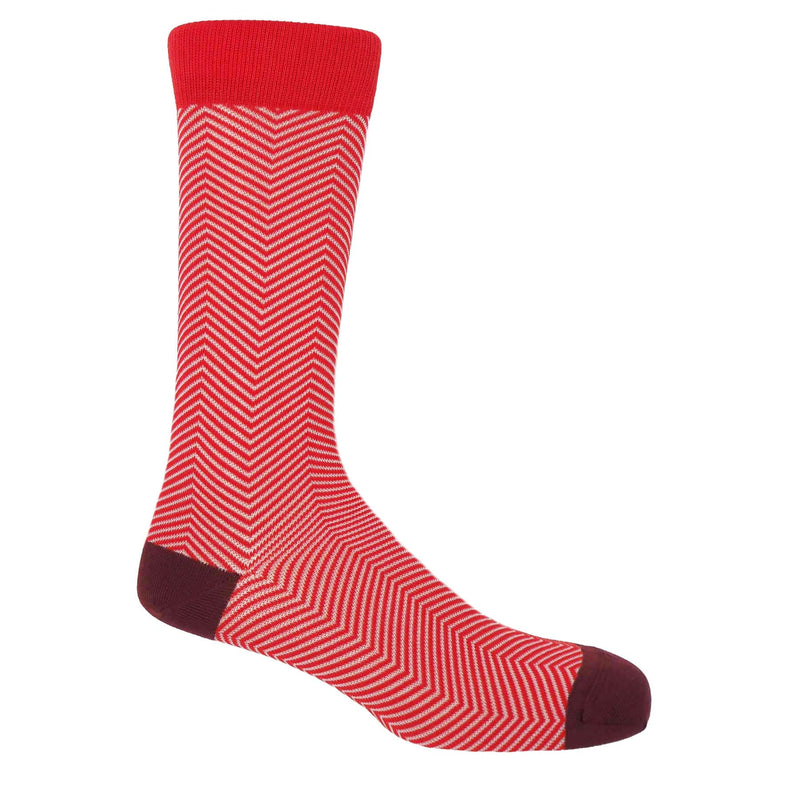 Lux Taylor Men's Socks - Red