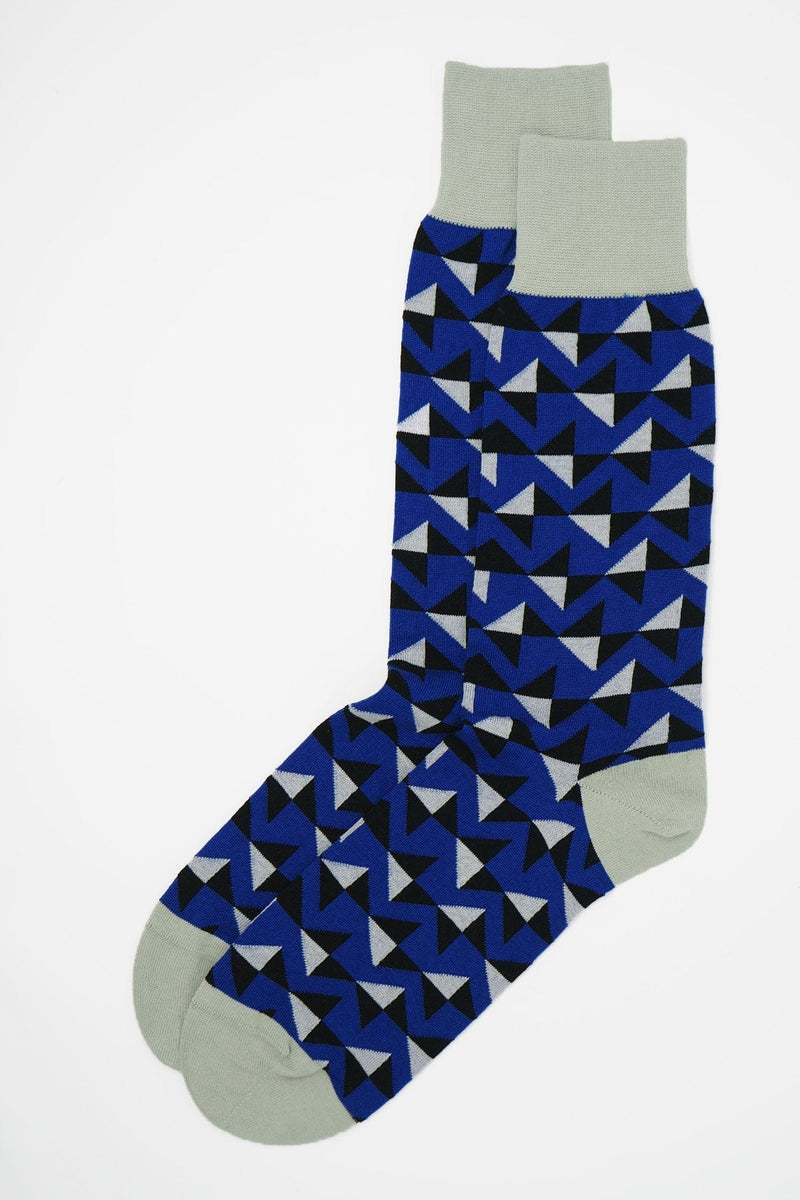 Triangle Men's Socks - Royal Blue