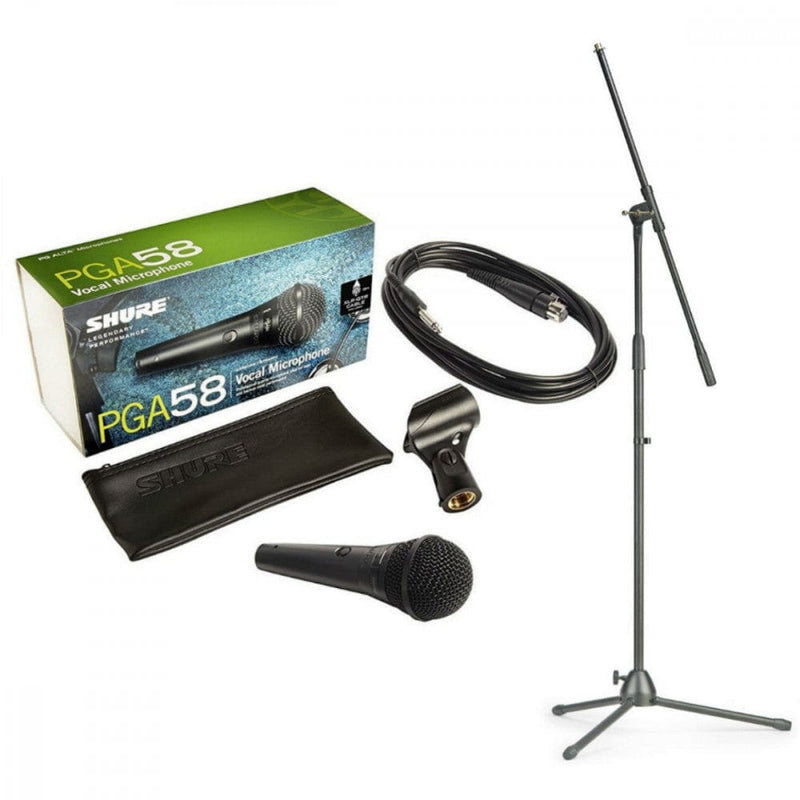 Shure PGA58-QTR with Microphone Stand