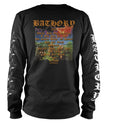 Bathory Unisex Long Sleeved T-shirt: Blood Fire Death (back print)
