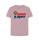 Mauve Barmy Army Mascot Tee - Ladies
